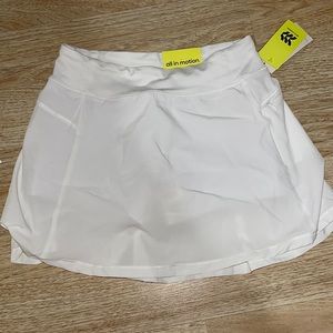 White Tennis Skort